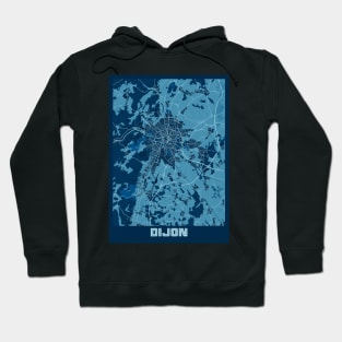 Dijon - France Peace City Map Hoodie